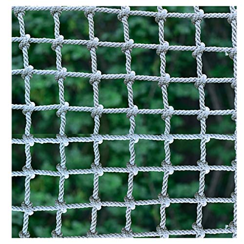 Safety Net Nylon Climbing Net Truck Trailer Nets Giant Heavy Duty Large Mesh for Kids Cargo Net Playground Rock Rope Ladder Swing Sets Climb Net Dia 8mm (Color : 6X6cm, Size : 1X9m/3.3X29.53ft)