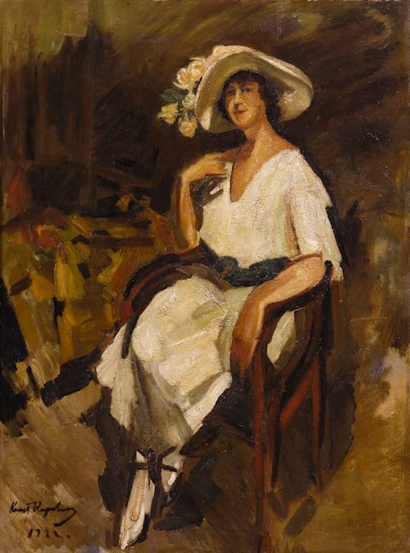 Pintura en lienzo de Maríain Alexeievitch Korovin, arte elegante de 60x90cm