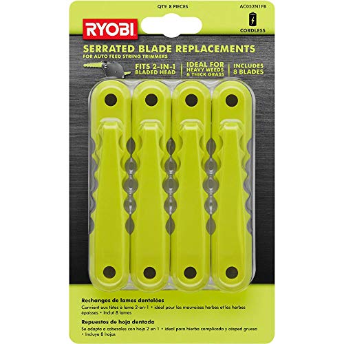 RYOBI Serrated Blade Replacement (8-Pack) AC052N1FB - Accessories for Auto Feed String Trimmers