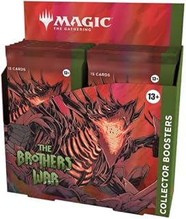Magic: The Gathering The Brothers’ War Collector Booster Box | 12 Packs (180 Magic Cards)