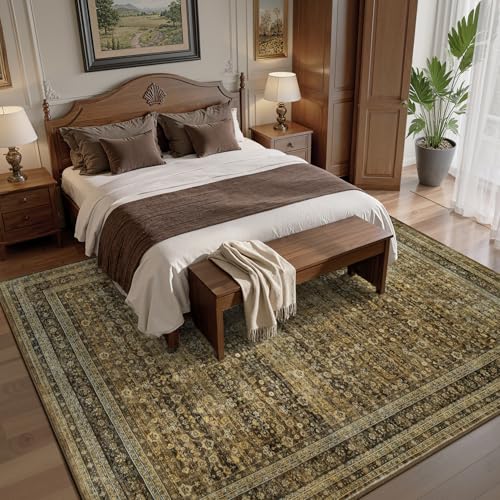  8x10 Caramel Brown Area Rug - image 4