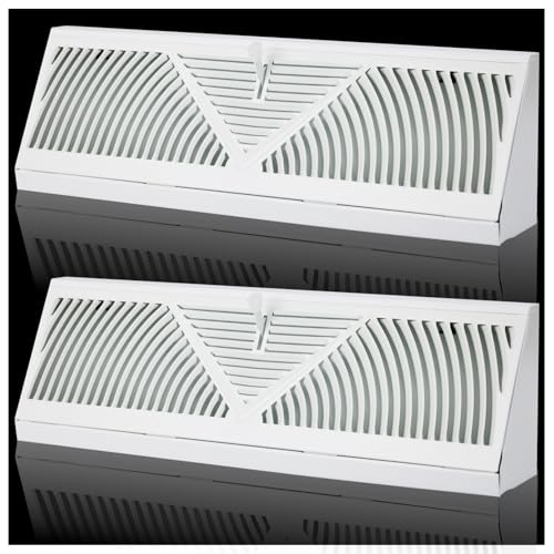 2Pk 15 inch Baseboard Register Vent for 15Duct Baseboard Diffusers Vent