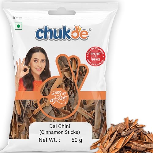 Image of Chukde Dalchini Shrilankan, Cinnamon Ciggarate Sticks Quills Whole Spices, 50g