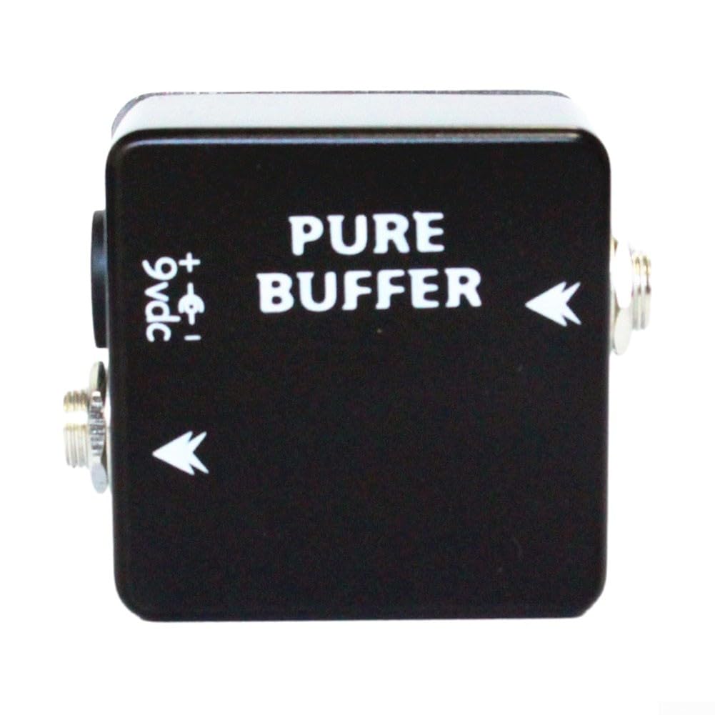 Pure Buffer Pédale d'effet de guitare entièrement en métal Pièces pour guitare basse Accessoire d'effet instrument outil guitare interrupteur à pied Fourniture d'effet de guitare