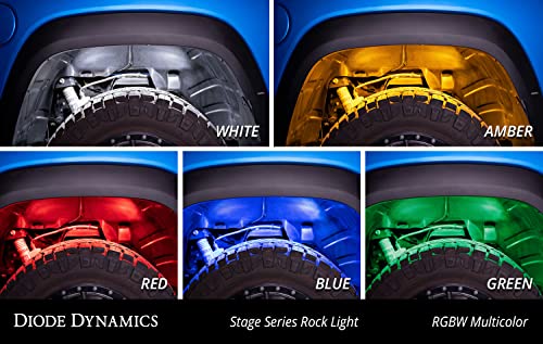Diode Dynamics Stage Series RGBW LED Rock Light (4-pack) - Thumbnail 7