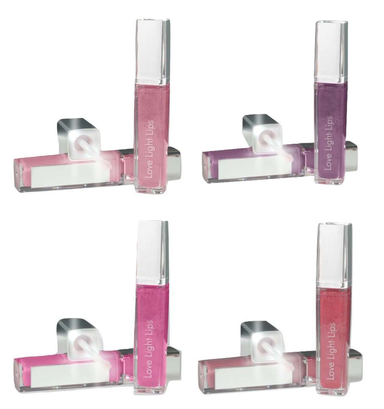 Amazon.com : Love Light Lips | Lighted Lip Gloss with Mirror - 4 