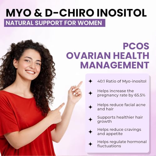 Image of Myo-Inositol & D-Chiro Inositol Powder - Clinically Balanced 40:1 Ratio | 125g -