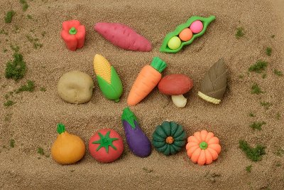 Amazon.co.jp: 野菜消しゴム 【まとめ買い・60個】 : 文房具・オフィス用品