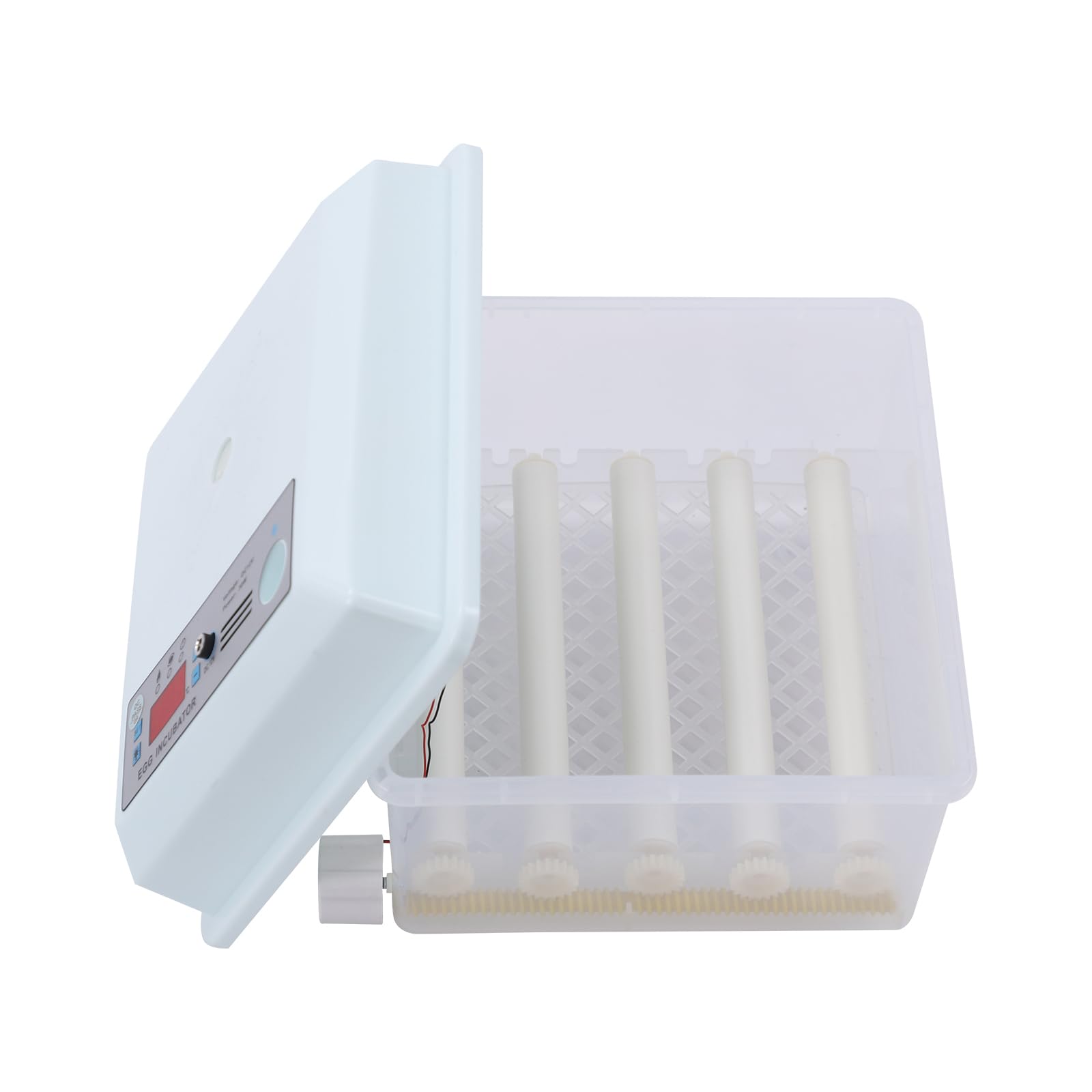 Incubatore automatico completamente automatico, incubatrice automatica per 16 uova, incubatrice pollame, incubatrice a rotazione automatica, incubatrice elettrica con schermo per pollo, anatra, oca