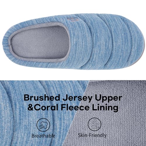 LongBay Women's House Slippers Ultra-Soft Memory Foam Bedroom Shoes Slip On Clogs for Indoor Outdoor3