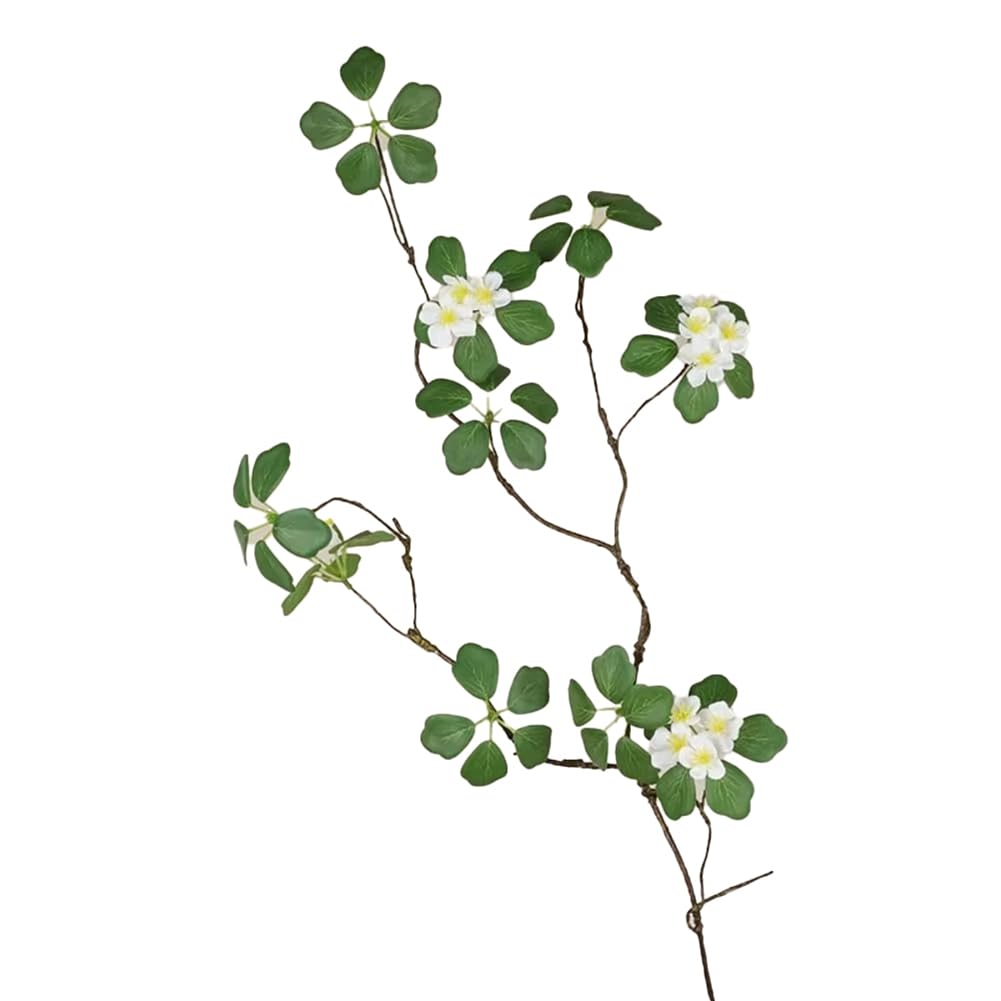 Vjsujehgy Imitation Guanyin Leaf Rattan Flower Arrangement and Landscaping with Meaning Long Withered Vine Ornaments D