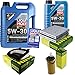 Produktbild Filter Set Inspektionspaket 6 Liter Motoröl Longtime High Tech 5W-30 MANN-FILTER Innenraumfilter Luftfilter Ölfilter