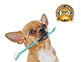 Dog Toothbrush Set with Two Dual Double Headed Toothbrushes By Golf