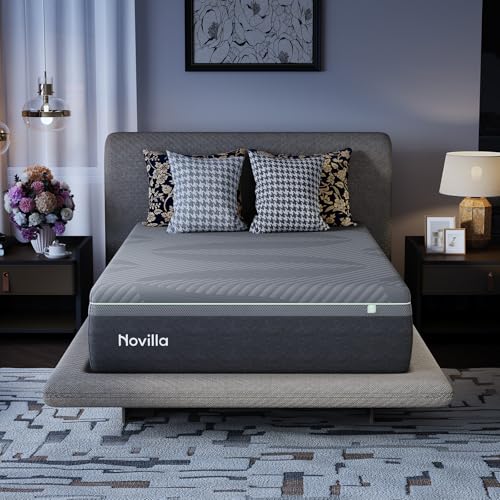 Image of Novilla AiryFlow Full Size Mattress 14 Inch, Gel Memory Foam Mattress Full