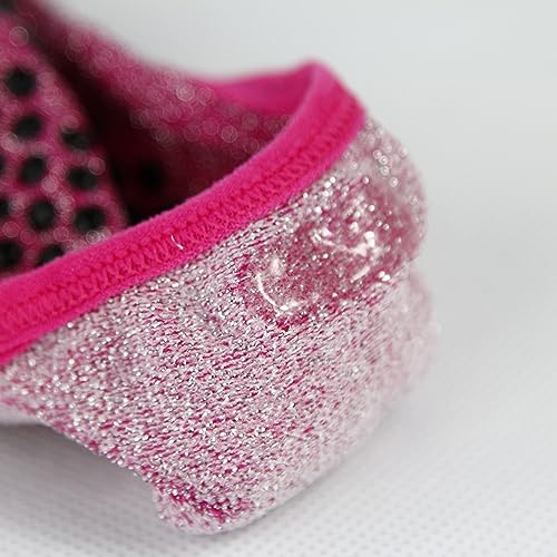 J COLOUR Kit 4 Meias antiderrapantes para Ioga Treino Pilates Barre Meia Sapatilha Feminina Corrida