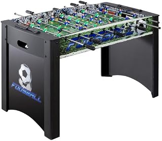 Hathaway Playoff 4’ Foosball Table, Soccer Game for Kids and Adults with Ergonomic