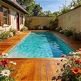 Luxus-Container-Swimmingpool mit Sandwichplatten-Isolierung, Innenfläche und komplettem Sicherheitspaket, für Wohnungen, Dachinstallationen und Outdoor-Unterhaltung