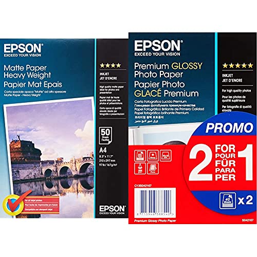 Epson Premium Matte & Glossy Paper – Stylish and Durable Epson Premium Matte & Glossy Paper – Stylish and Durable
