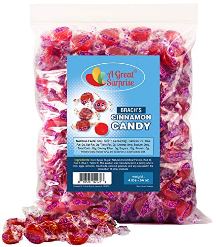 Cinnamon hard candy individually wrapped - cinnamon discs - red c…