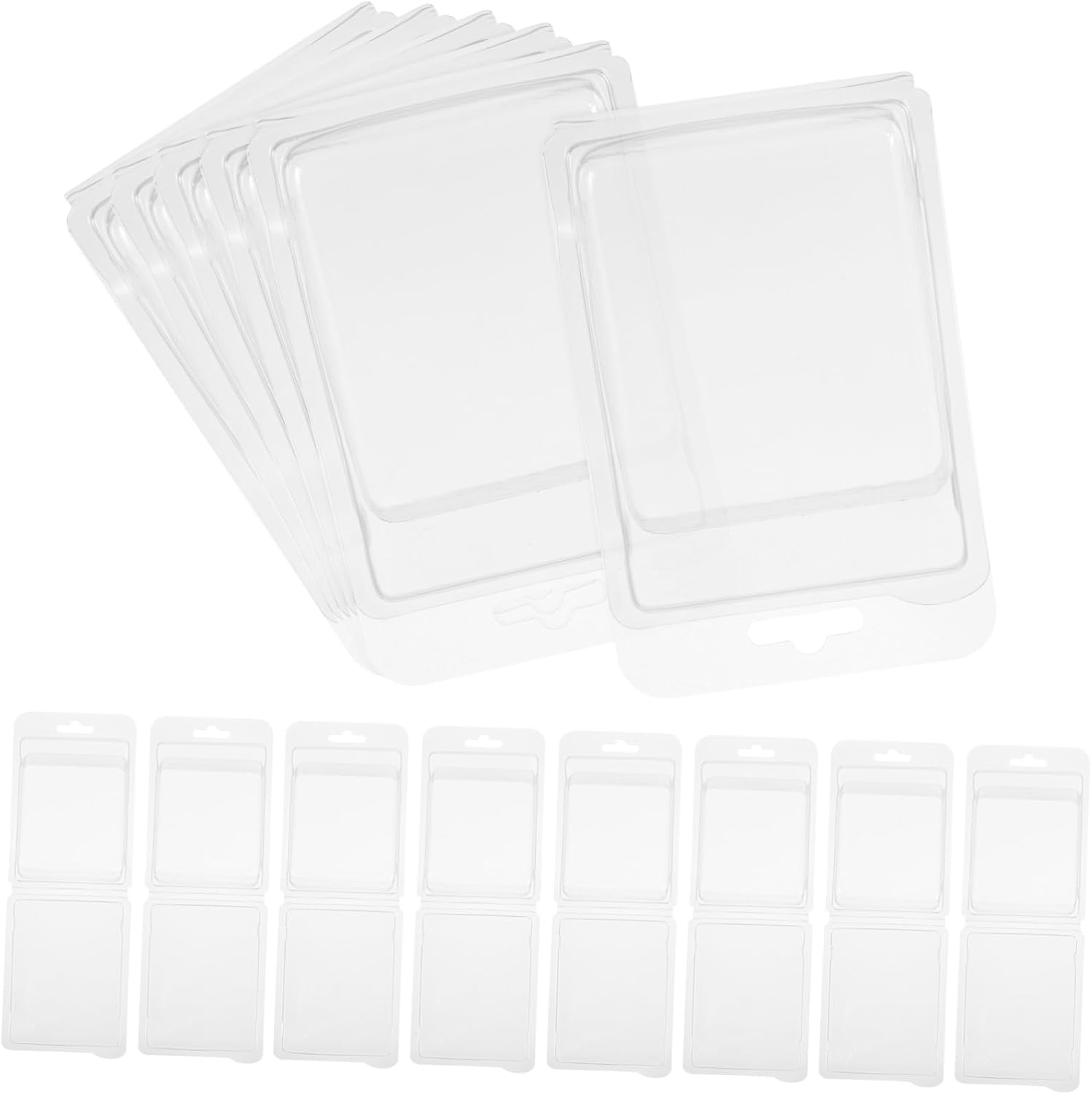 Gadpiparty 60pcs Wax Melt Molds Multi-Function Candle Molds for and Soap Making Clamshell Design for Crafting and Home Use