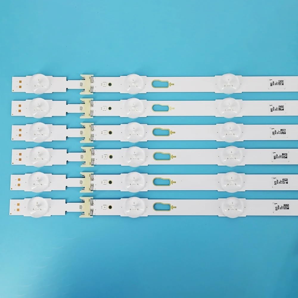 Striscia di retroilluminazione a LED 12 LAMPADE Compatibile for TV da 49" S_KU6.3_49_FL30 R5 L7 LM41-00335A 00334A UE49KU6100 UN49KU650 V6DU-490DCA-R0 490DCB