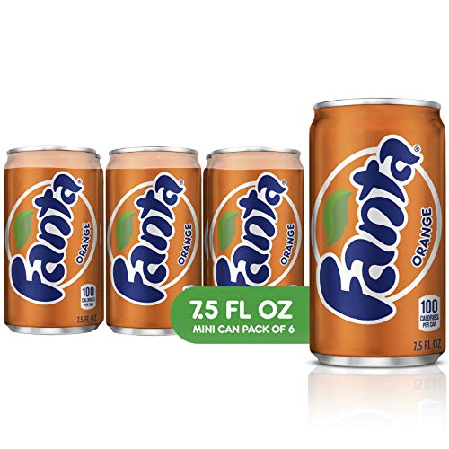 Fanta Orange, 7.5 fl oz (pack of 6)