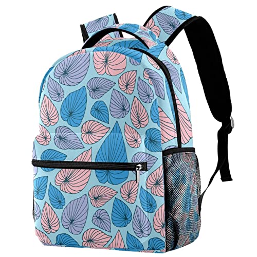 Sac à dos de voyage idéal pour le campus et les weekends à motif feuilles