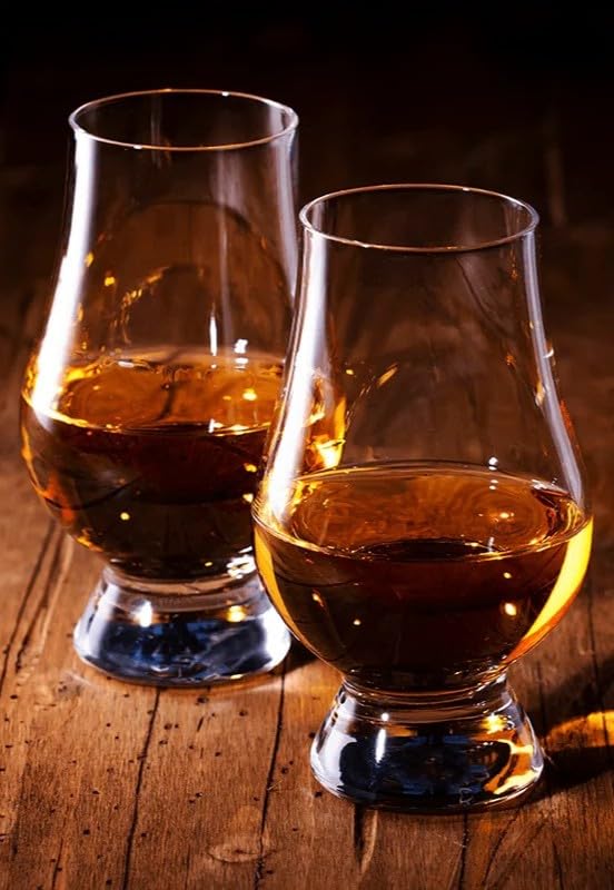 Tulip Shape Whiskey Tasting Glass Set of 6 (200 ml) | Lead-Free Crystal Bar Glasses for Scotch, Bourbon, Cognac | Imported Premium Spirits Glassware-image-39