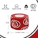 WOD Nation Weightlifting Hook Grip Tape - Bulk 12 Pack (23ft/Roll) Comfortable & Stretchy Athletic Thumb Tape for Weight Lifting, Excercise & Cross Training - Protect Thumb, Wrist & Finger -Red