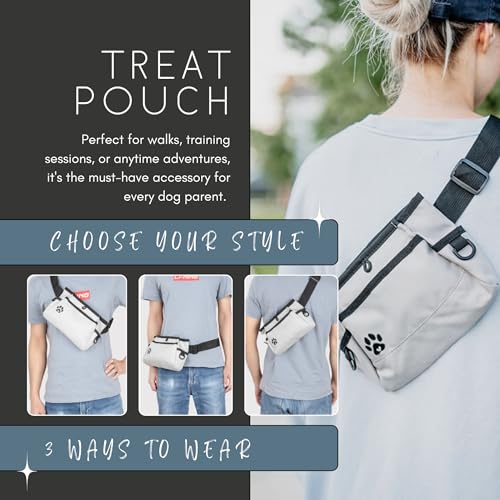 Dog-Treat-Pouches-for-Pet-Training-Custom-Design-Dog-Treat-Bag-for-Dog-Training-Behavior-Aids-Fanny-Pack-for-Dog-Walking-Bag-Puppy-Training-Treat-Pouch-Snacks-Bag-Pouch-Grey - Cucciolini Doodles   Dog-Treat-Pouches-for-Pet-Training-Custom-Design-Dog-Treat-Bag-for-Dog-Training-Behavior-Aids-Fanny-Pack-for-Dog-Walking-Bag-Puppy-Training-Treat-Pouch-Snacks-Bag-Pouch-Grey