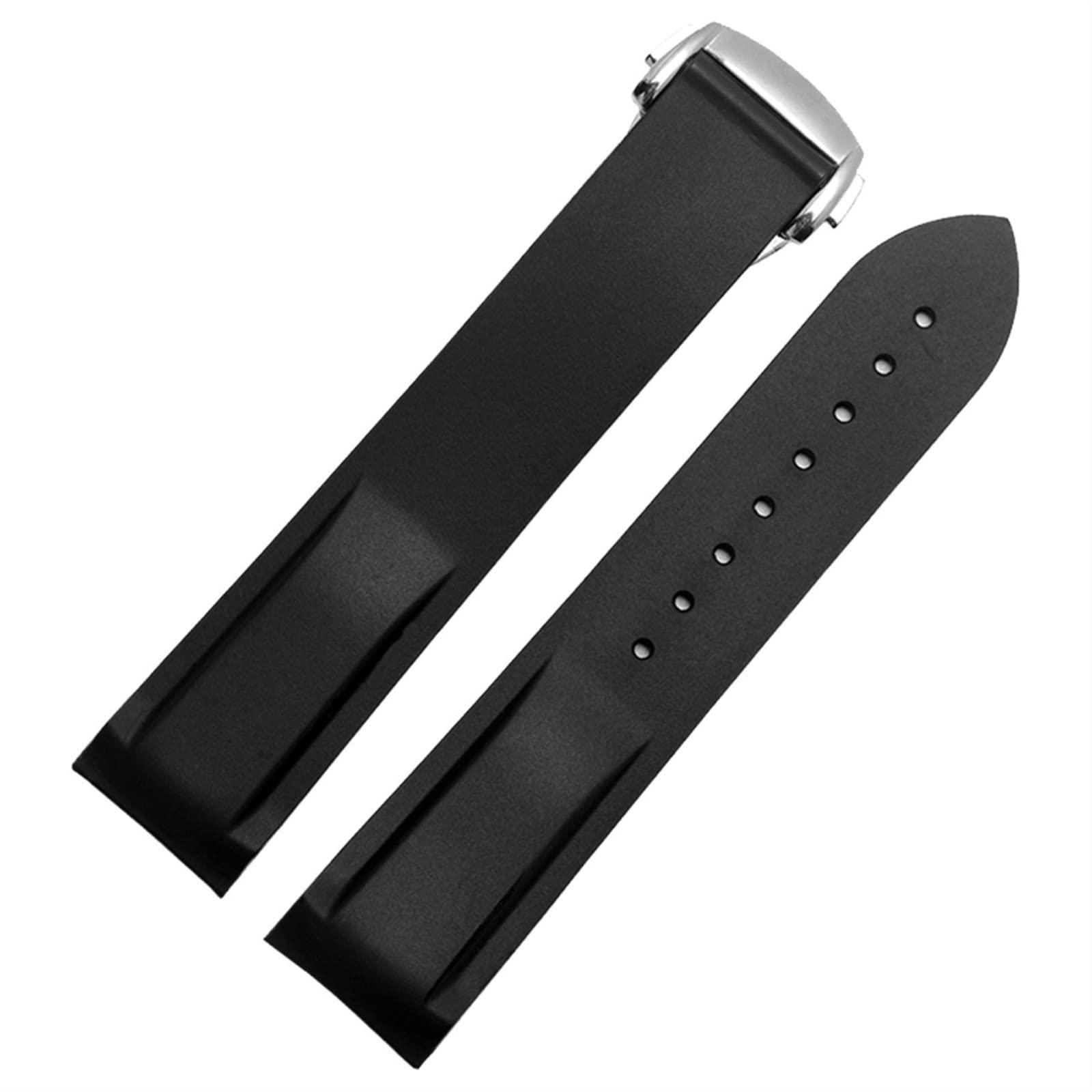 Bracelet silicone 20mm incurvé résout l'espace vide du boîtier