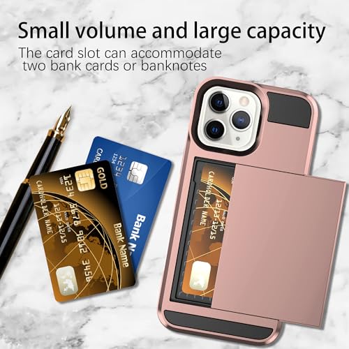 Coque iPhone 11 Pro antichoc or rose résistant aux rayures avec vitre - 3