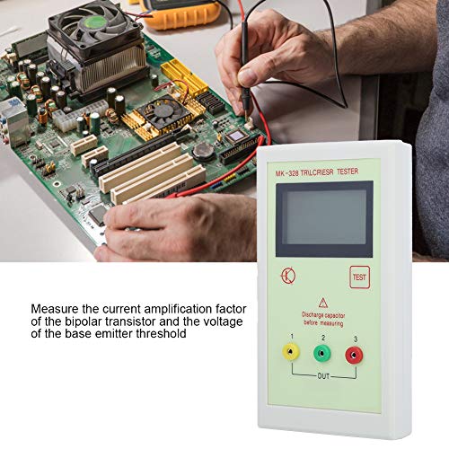 Image of Transistor Tester, MK-328 Capacitance Tester Inductance Capacitance Resistor Electronic Meter TR