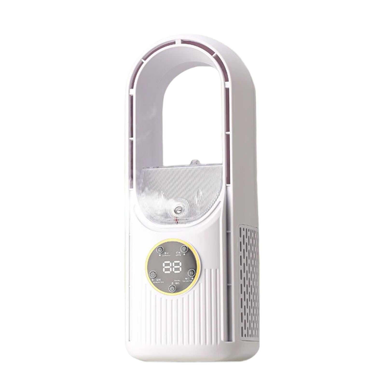 Evaporative Air Cooler, Portable Air Conditioning Unit, Airs Cooler Fan with Water, Small -Conditioner with 6 Speed Setting and 6H Timer, Cooling-Fans That Blow Cold Airs for Car Travel Desk Use