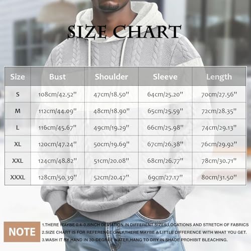 Abrigo manga larga hombre cómodo解决夏季早晚凉风的sudadera con capucha estilo informal L 7