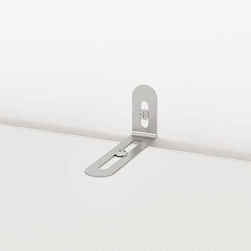 Miniatura 8 de AIEGLE Armario esquinero con cajones, armario de abrigo blanco con puertas, armario alto moderno con barra para colgar para dormitorio, Blanco -