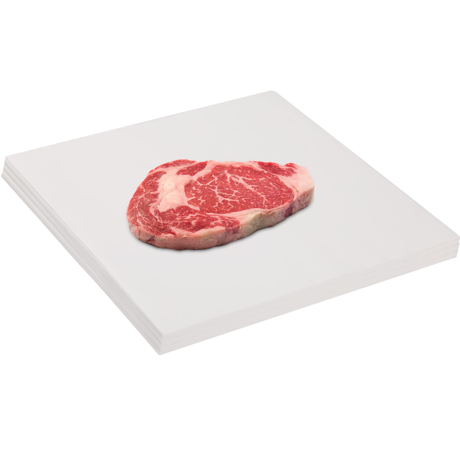 GeeRic 100 Pcs Freezer Papers, 12 * 12 Inch Butcher Paper, Coated Moisture Resistant Wrap, Protect Against Freezer Burn