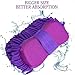Mirrorever Microfiber Car Wash Sponge-Non-Scratch Wash Mitt-Two Sided Chenille Microfiber Washing Sponge-Mitt for Cars, Trucks, SUVs, Boats (2 Pack Purple)