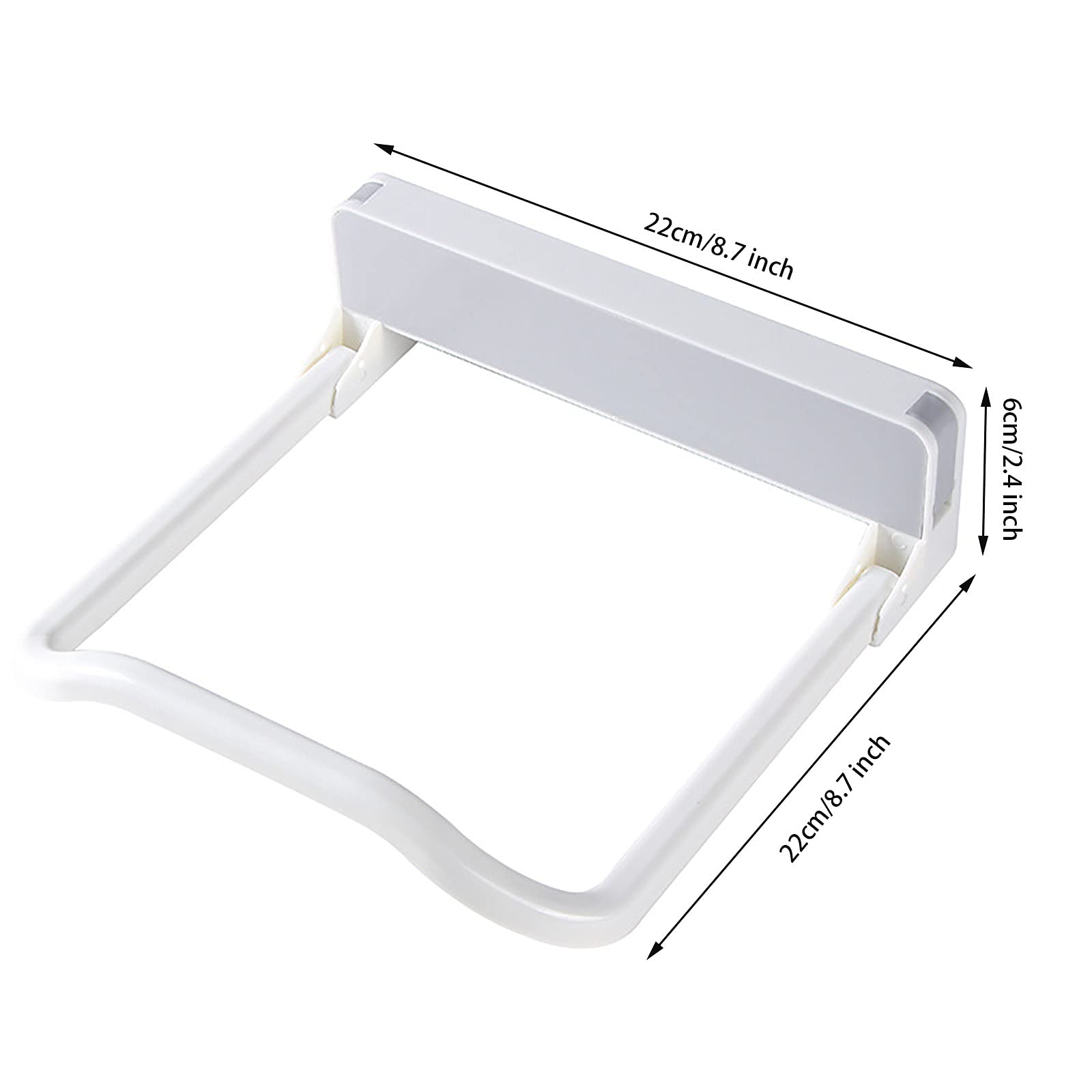estantes de baño exquisitos Estante de Almacenamiento de baño Estante de baño montado en la Pared Colgador de Lavabo de baño Plegable instalación de perforación Libre/Gris