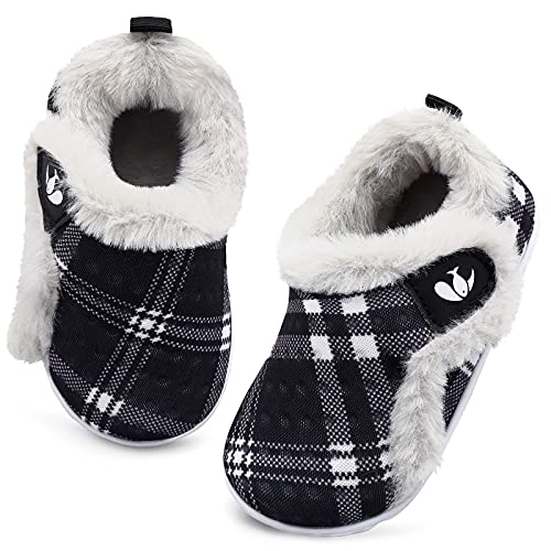 FEETCITY Infant Shoes Baby Boys Girls Slippers Cozy Fleece Booties