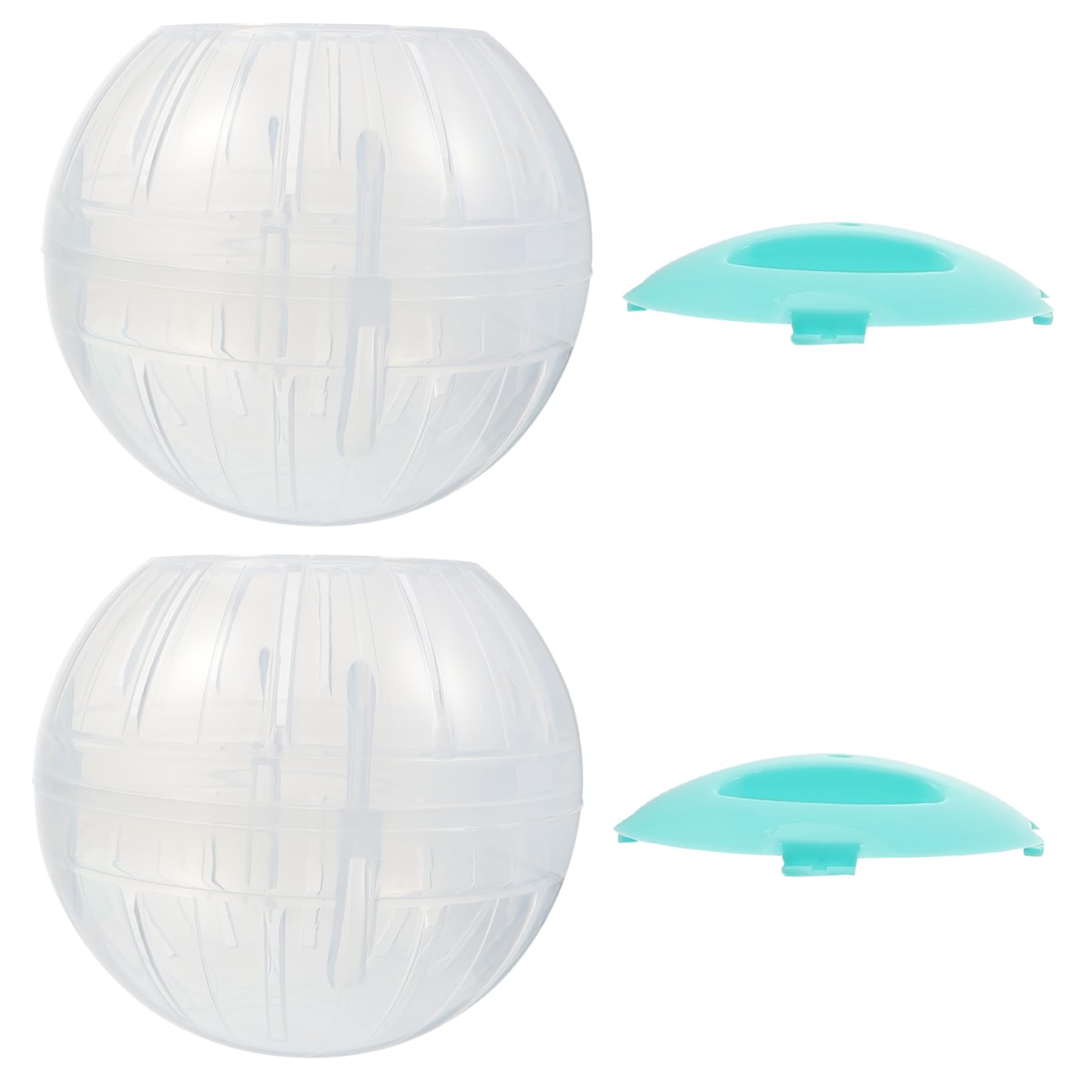 4stücke Hamster Laufball Für Kleine Tiere Transparente Übungsbälle Für Hamster Zwerghamster Mäuse Und Igel Von Bewegung Und Fitness Im Käfig