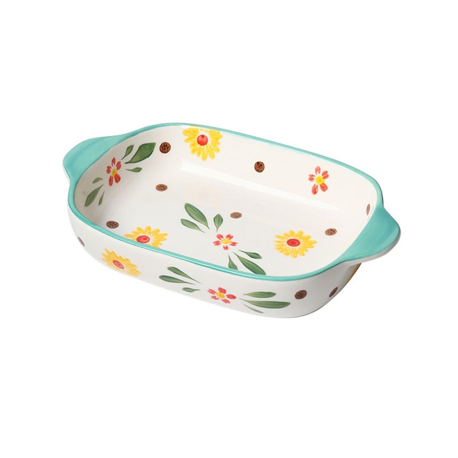 Accueil Bol de Cuisson Rectangulaire Spécial Four à Micro-Ondes Pain(Light green)