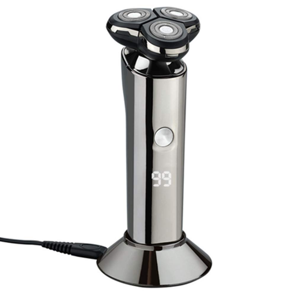 Electric Shavers for Men, Dry Wet Waterproof Man Rotary Facial Shaver Portable Face