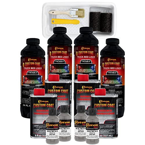Image of Custom Coat Dove Gray 1 Gallon Roll-On Urethane Truck Bed Liner Kit
