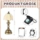 Miniatur Wichtel Zubehör Miniatur Telefon Miniatur Zwischenablage Miniatur Wecker Miniatur Tischlampe Puppenhaus Zubehör Puppenhaus Möbel für DIY Puppenhaus Dekor