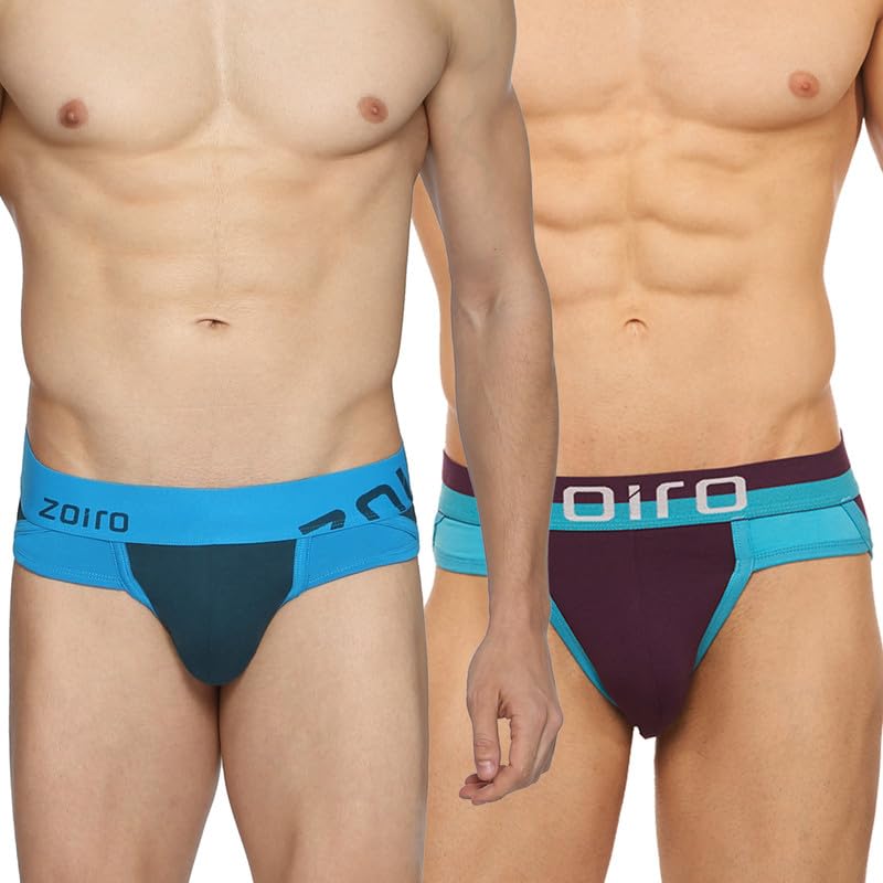 Image of Zoiro Men's Cotton Solid Brief Combo Pack |Colour's May Vary
