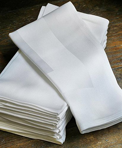 Lot De 6 Serviettes De Table En Coton égyptien 250 Fils - 41x41 Cm - Pour Fêtes, Restaurants, Mariages