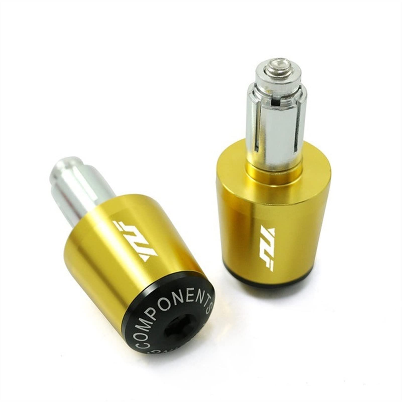 Set Contrappesi Manubrio In Alluminio CNC Per Yamaha YZF R1/R3/R6/R7/R25 – Plug Bilanciati, Leggeri E Resistenti, Facili Da Montare