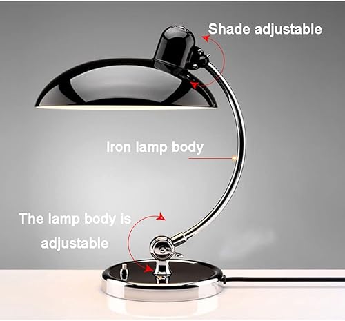 Miniatura 2 de Lámparas de Mesa - Lámpara de mesa de hierro ajustable, lámpara de mesita de noche moderna, nórdica de lujo, lámpara de noche para dormitorio, hogar