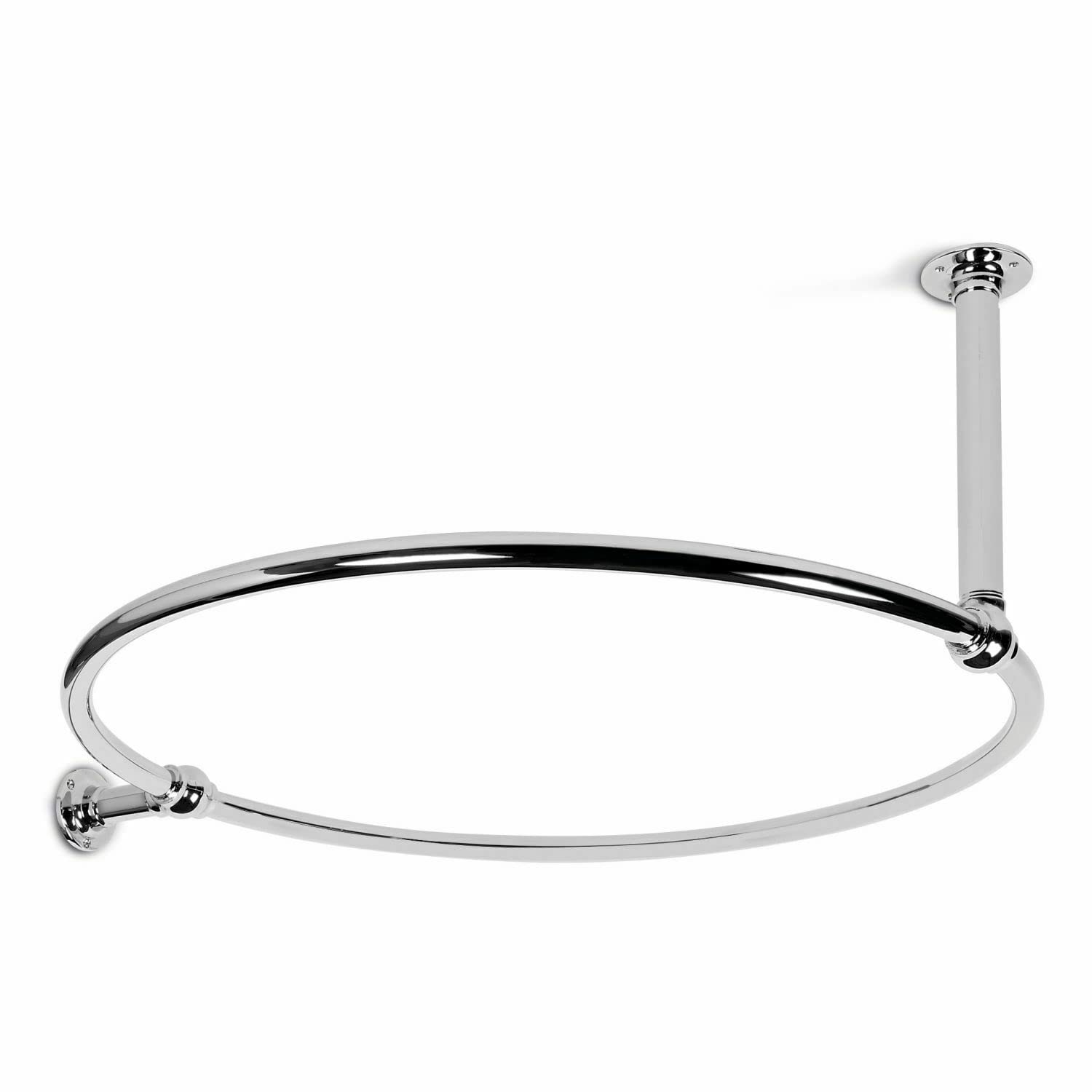 Le Rideau De Baignoire Télescopique Avec Tringle à Rideau De Douche En Acier Inoxydable S